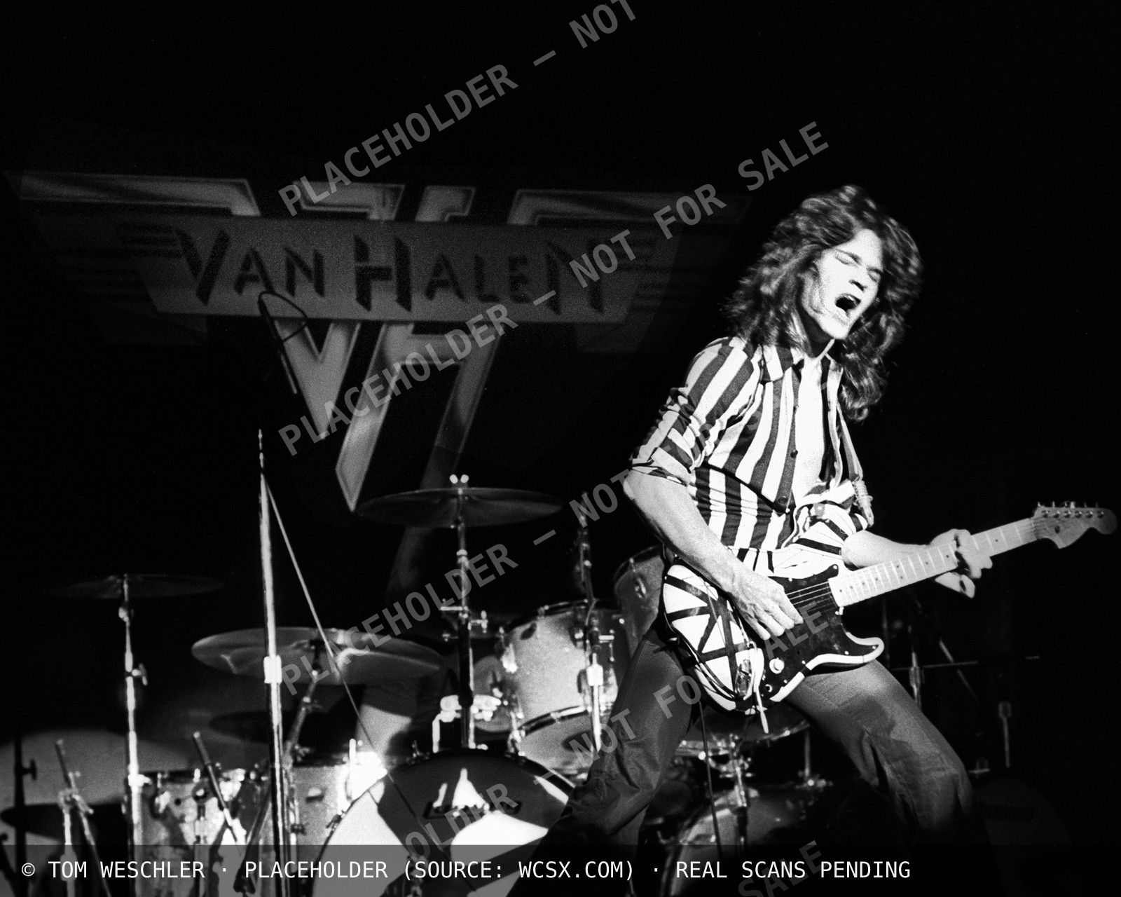 Eddie Van Halen on stage