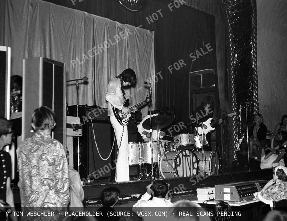 Pink Floyd performing at the Grande Ballroom, Detroit, 1968